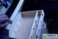 匠心定制，品味不凡 四瓶裝松木紅酒禮盒廠(chǎng)家直銷(xiāo)服務(wù)